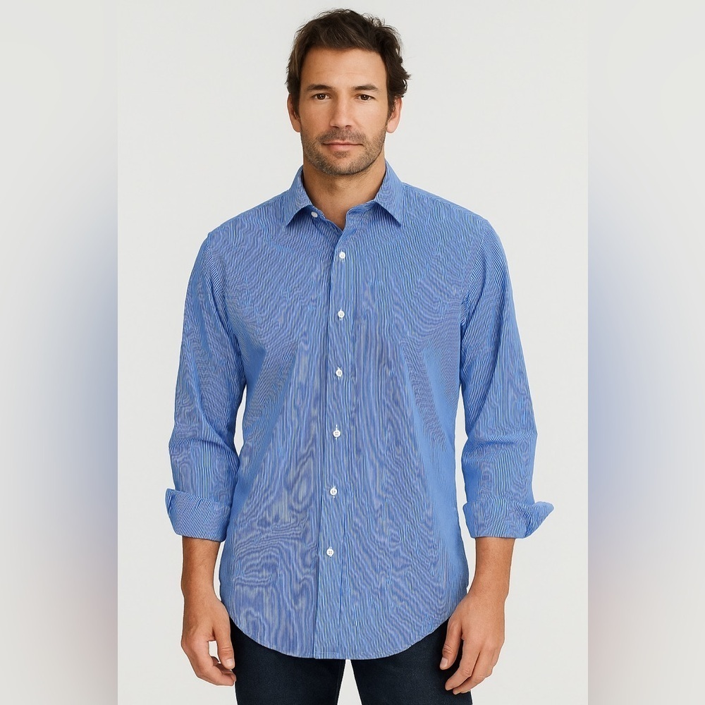 Polo Ralph Lauren Regent Classic Fit Button Up Long Sleeve Shirt 16.5 32/33